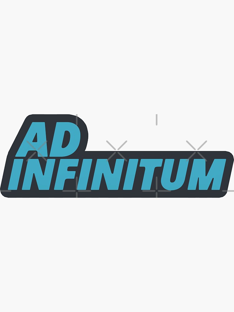 ad-infinitum-latin-sentence-to-infinity-sticker-by-mjtcrp-redbubble