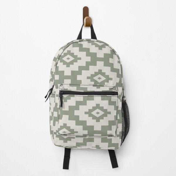 Item preview, Geometric Southwestern Pattern 948 Sage Green and Linen White designed and sold by tonymagnerart.