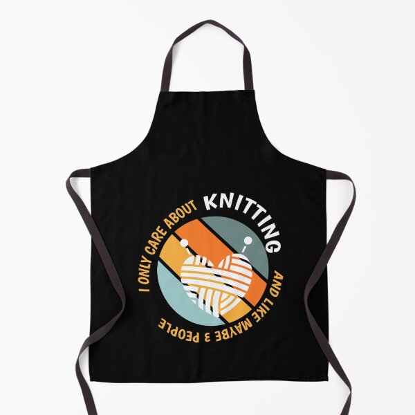 Item preview, Funny Knitting Lovers - I Only Care About Knitting design designed and sold by Merchking1.
