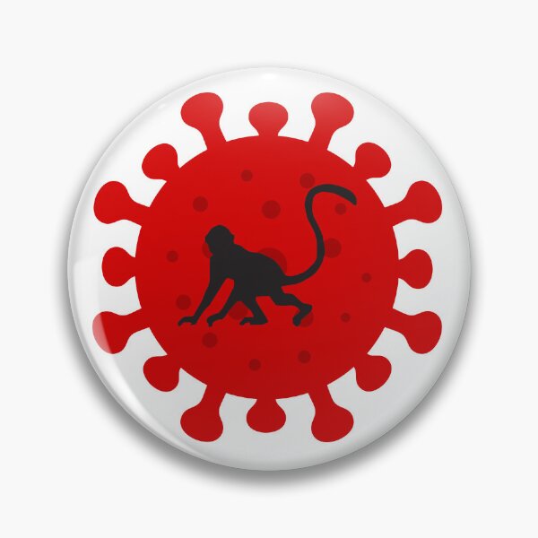 Item preview, Monkeypox Sticker designed and sold by Art-Echo.