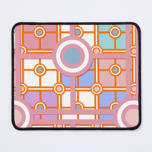 Item preview, Pink Orange Colourful Circle Link Geometric Pattern designed and sold by Moyanana.