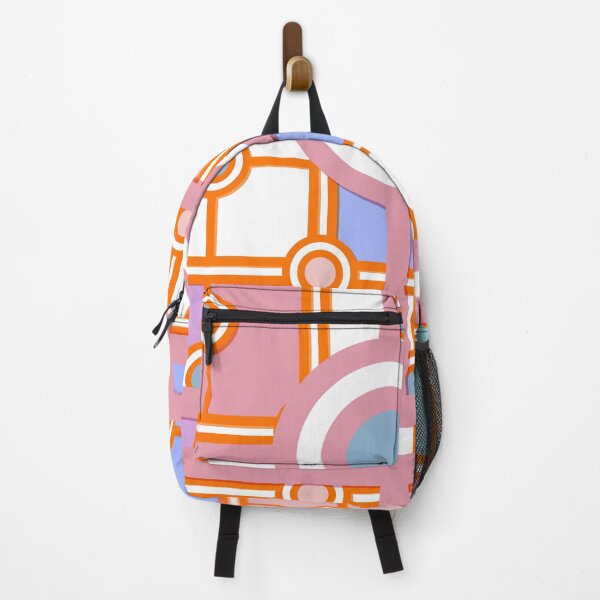 Item preview, Pink Orange Colourful Circle Link Geometric Pattern designed and sold by Moyanana.
