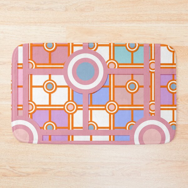 Item preview, Pink Orange Colourful Circle Link Geometric Pattern designed and sold by Moyanana.
