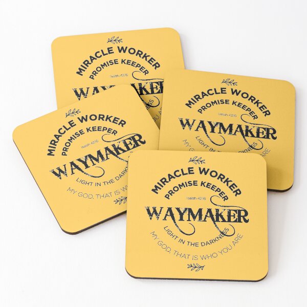 Item preview, Waymaker, Miracle worker - Daffodil designed and sold by AbideApparel.