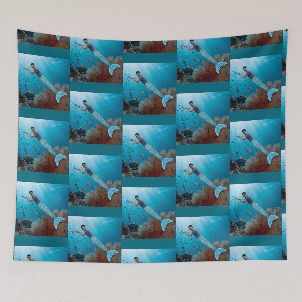Item preview, dan dan the mermaid man designed and sold by Printablez.