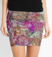 Fuschia Granite Mini Skirt