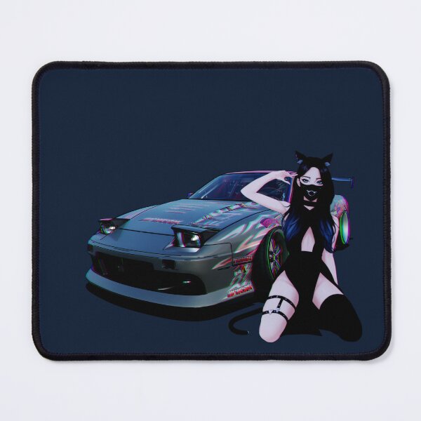 Item preview, Drifting Nissan SX, and anime girl designed and sold by CRWorks Shop.