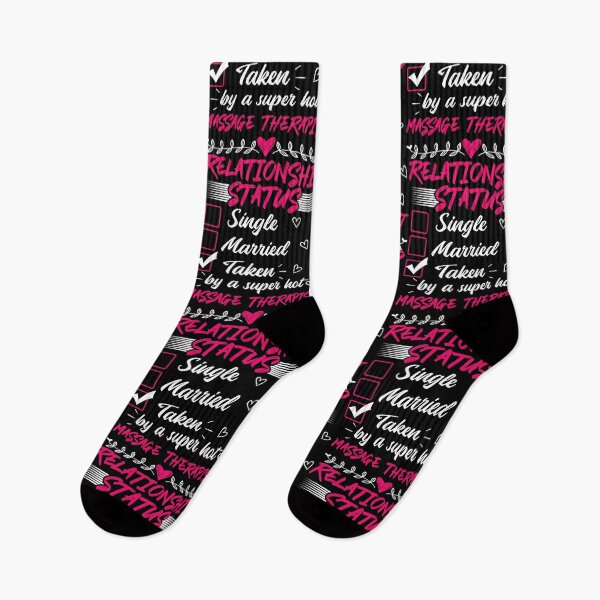 Item preview, Funny His and Her Gift Massage Therapist Relationship Status designed and sold by haselshirt.