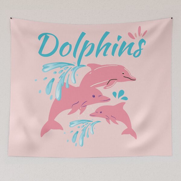 Item preview, Pink Dolphin girl designed and sold by BronikowskiART.