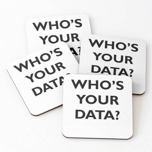Item preview, Who's Your Data? designed and sold by currencyfriends.