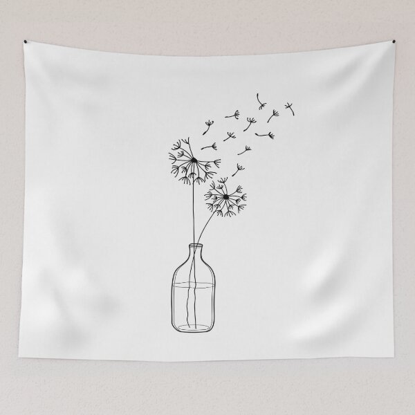 Item preview, Dandelions Blowing In The Wind designed and sold by AsteriskHouse.
