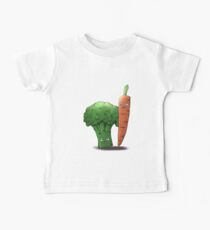 Left-Right : The Mansion // The Vegetables Baby Tee