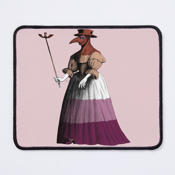 Item preview, Antique Lady Plague Doctor (lesbian pride flag) designed and sold by Alex Tal.