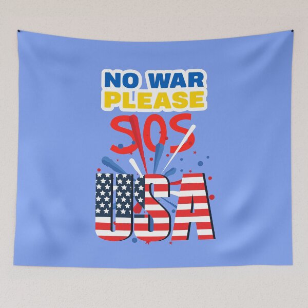 Item preview, Russia please no war help ukraine SOS USA designed and sold by klimov0101.