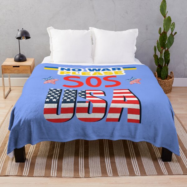 Item preview, NO war help ukraine SOS USA and European Union designed and sold by klimov0101.
