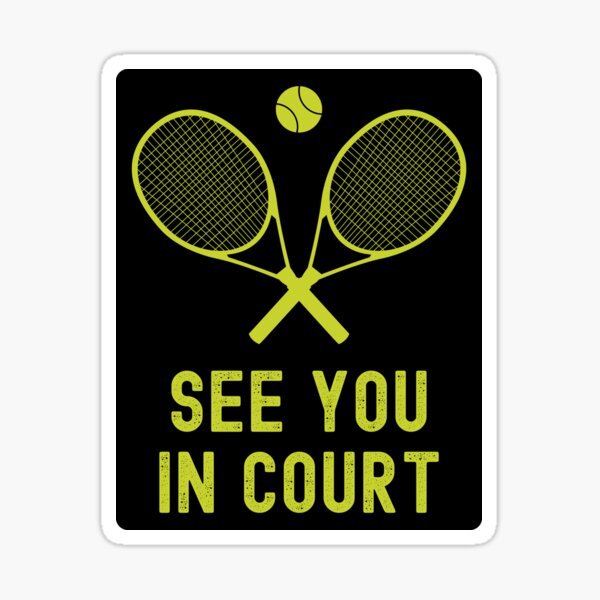 Item preview, See You in Court Tennis designed and sold by Adel Qasem.