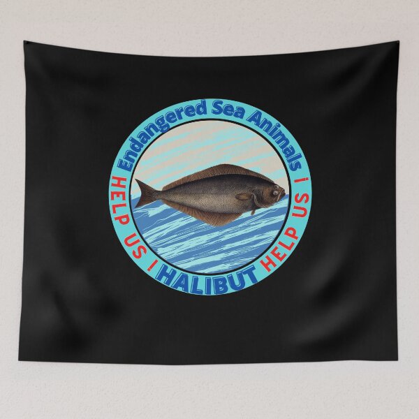 Item preview, Halibut Help Us ! designed and sold by yassooarts.
