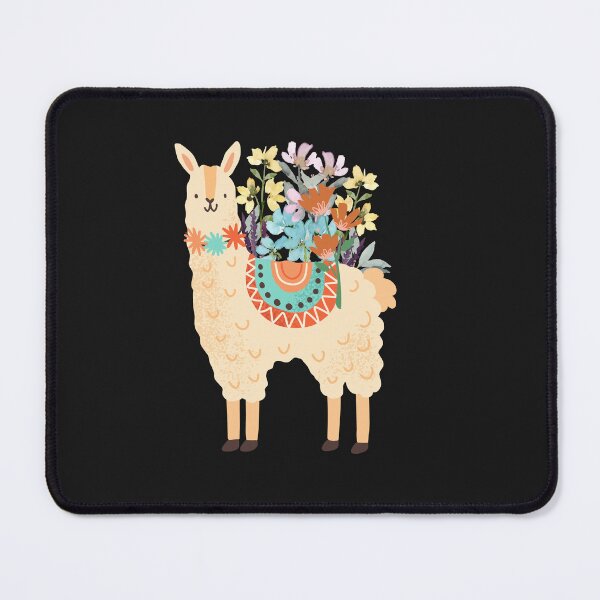 Artikelvorschau, Wildblumen-Lama entworfen und verkauft von HappyLifeCreate.