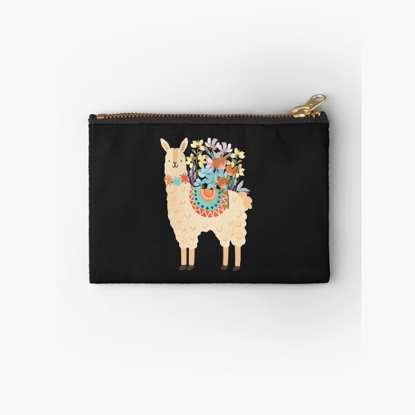 Artikelvorschau, Wildblumen-Lama entworfen und verkauft von HappyLifeCreate.