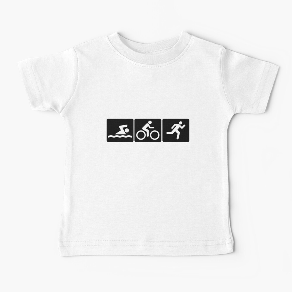 Triathlon: Swim + Bike + Run Baby T-Shirt