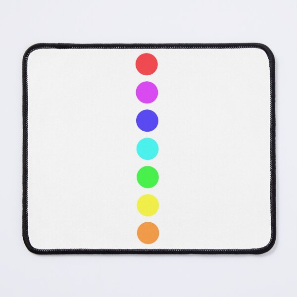 Item preview, Minimalist Polka Dot Rainbow, Single and Repeating Pattern designed and sold by Nicolette Olivier.