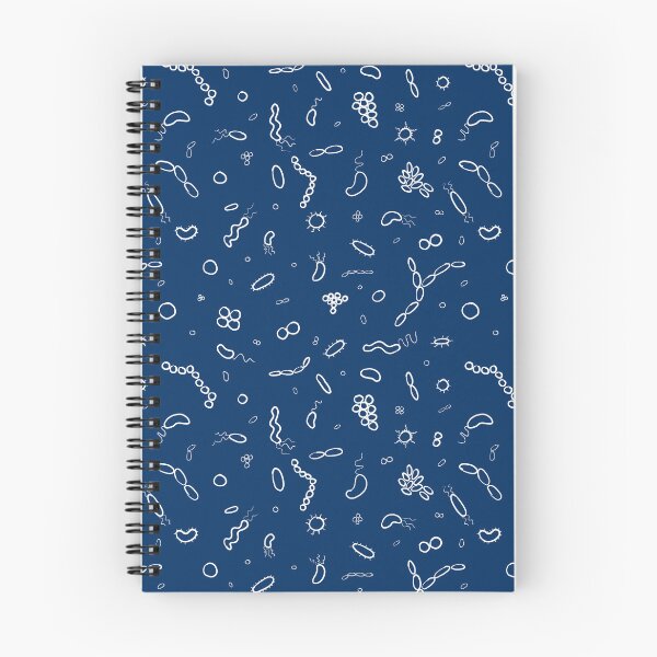 Item preview, Blue and white microbes  designed and sold by ktbelliss.