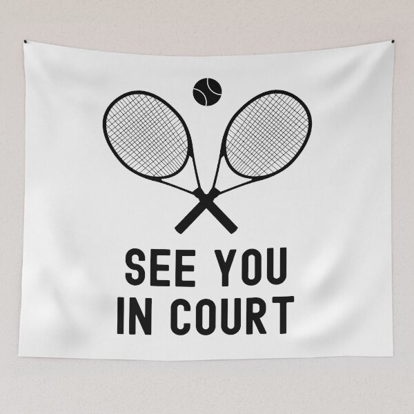 Item preview, See You in Court Tennis designed and sold by Adel Qasem.