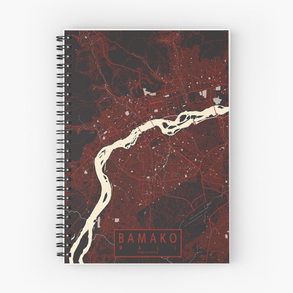 Item preview, Bamako City Map Mali - Vector designed and sold by deMAP.