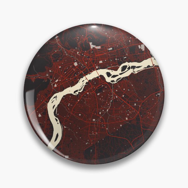 Item preview, Bamako City Map Mali - Vector designed and sold by deMAP.
