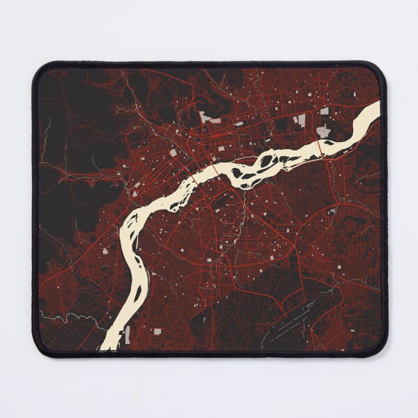 Item preview, Bamako City Map Mali - Vector designed and sold by deMAP.