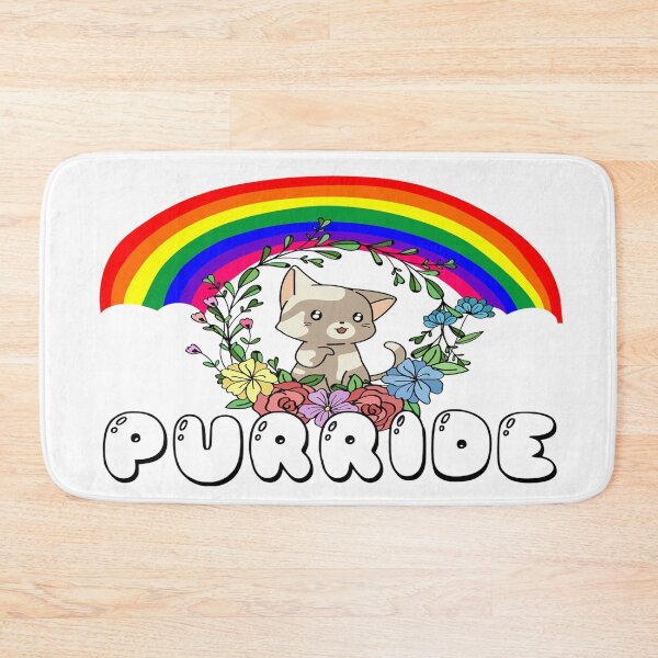 Item preview, Purride - Cute Cat Wants to Celebrate Pride - Gay Pride designed and sold by MauveMoves.