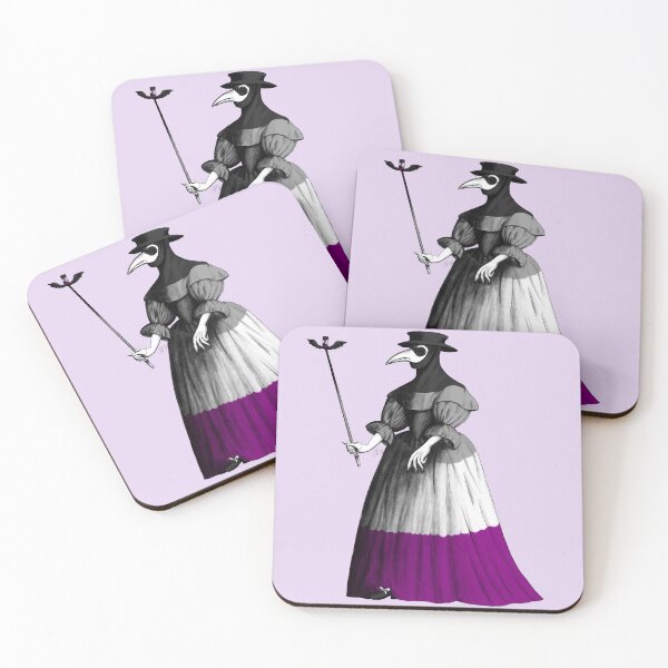 Item preview, Lady Plague Doctor (asexual pride flag) designed and sold by Alex Tal.