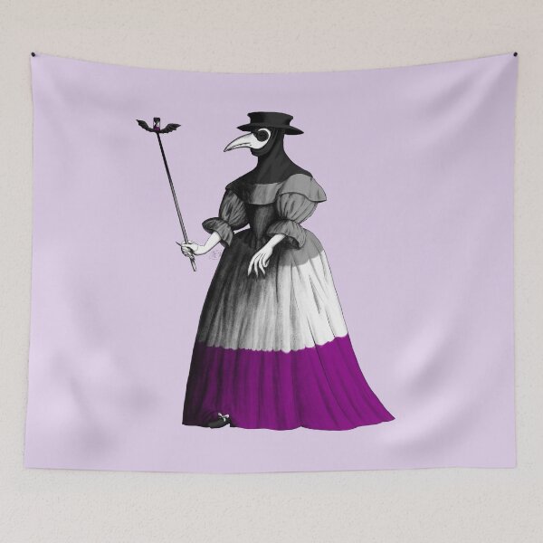Item preview, Lady Plague Doctor (asexual pride flag) designed and sold by Alex Tal.