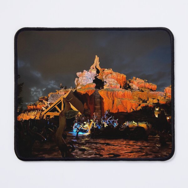 Item preview, Splash Mountain fan art at night designed and sold by RelativeMotion.