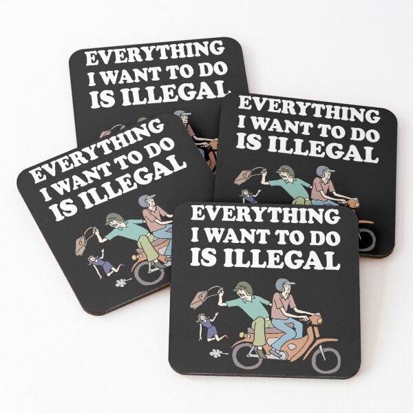 Item preview, Purse Snatchers: Everything I Want To Do Is Illegal  designed and sold by SomeDesignThing.