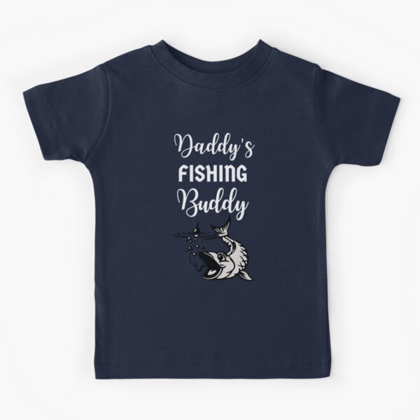 Funny New fishing buddy coming soon Kids T-Shirt for Sale by CHILDSPACE