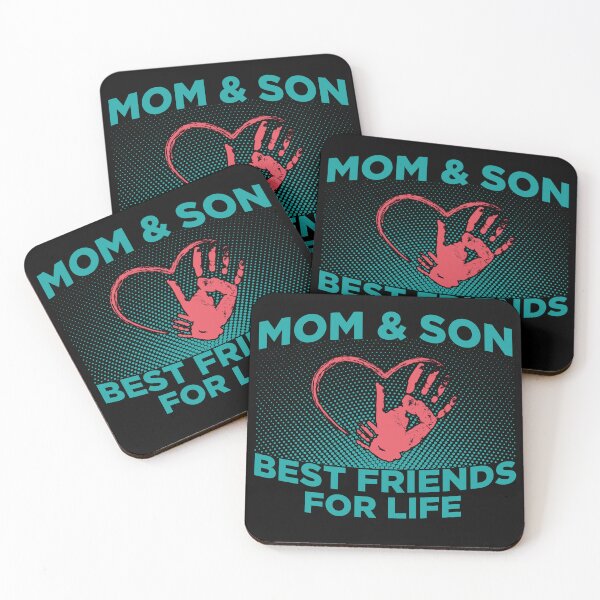 Item preview, Mom and Son Best Friends For Life Love Kids Mom Evolution Essential Love Gift Premium Apparel Funny Holiday Xmas designed and sold by DesignByHeartUK.