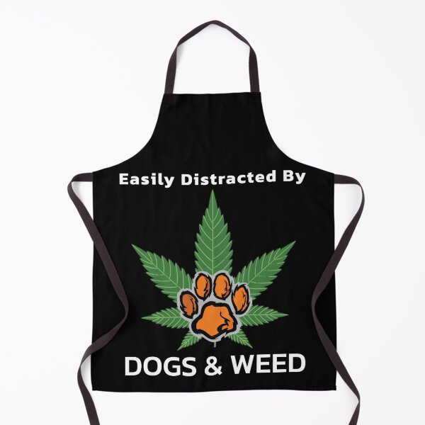 Item preview, Easily Distracted By Dogs Weed Funny Dog Lover designed and sold by BestDesignbySof.