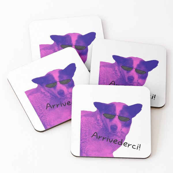 Item preview, The dog says that ''Arrivederci!'' designed and sold by boomantique.