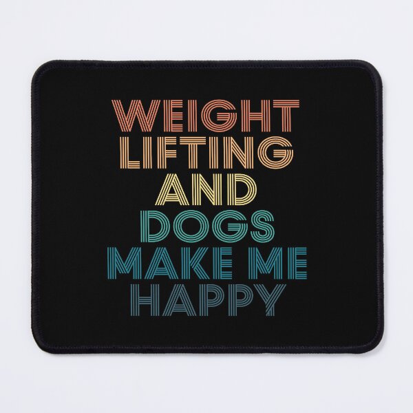 Item preview, weight lifting And Dogs Make Me Happy- Gift for weight lifting & Dogs Fans designed and sold by kindxinn.