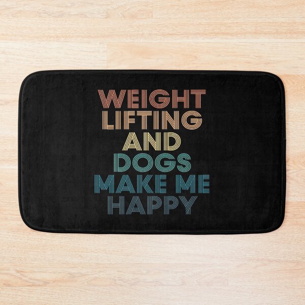 Item preview, weight lifting And Dogs Make Me Happy- Gift for weight lifting & Dogs Fans designed and sold by kindxinn.