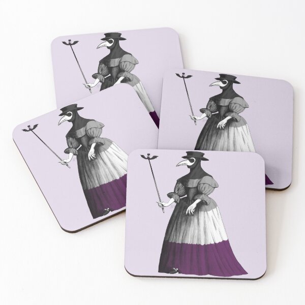 Item preview, Antique Lady Plague Doctor (asexual pride flag) designed and sold by Alex Tal.