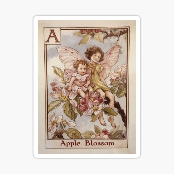 Item preview, The Letter A by Cicely Mary Barker - Vintage Art designed and sold by RickE.
