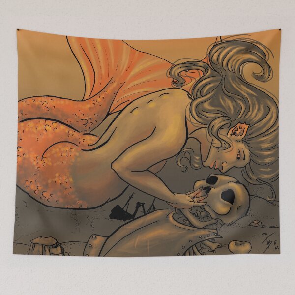 Item preview, The Mermaid and her Knight designed and sold by WolfbladeArts.