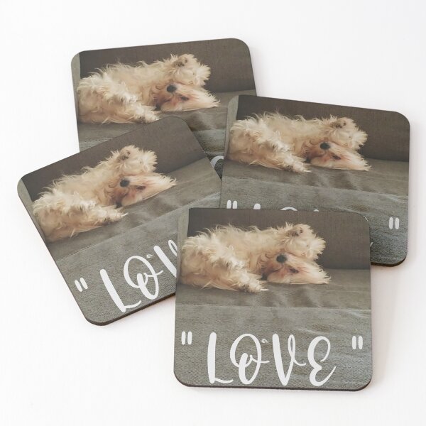 Item preview, Love with cute white dog  designed and sold by PezArtCo.