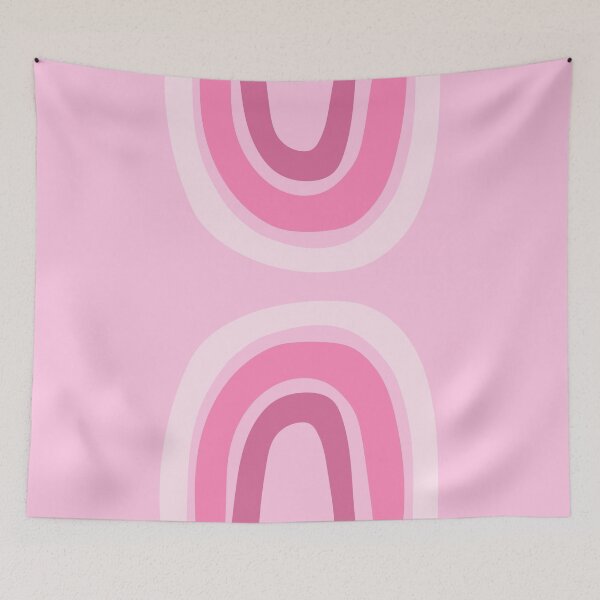 Item preview, Pastel Pink Rainbow Background designed and sold by tangelos.