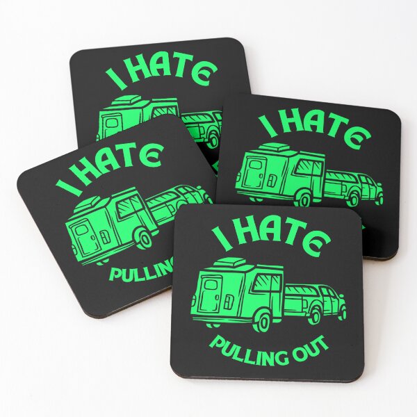 Item preview, I HATE PULLING OUT, FUNNY CAMPING RETRO CLASSIC CARAVAN designed and sold by Affyboss6.