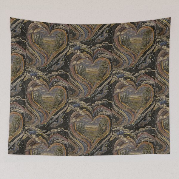 Item preview, Threads of the heart, edited oil painting, #38 designed and sold by MariDaniArt.