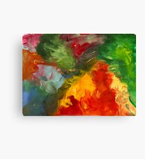 Finger Colors Canvas Print