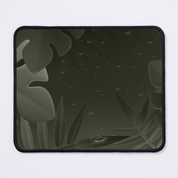 Item preview, Raining jungle foliage green shower curtain design  designed and sold by TipTopTapo.